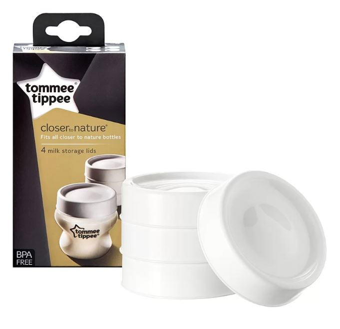 Tommee Tippee Капак За Контейнер За Съхранение На Кърма (4 Бр./ --- BebeMama