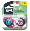 Tommee Tippee Ортодонтични Залъгалки - Fun Style 0-6М (2 Бр./Оп) Пиле/Котка --- BebeMama