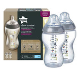 Tommee Tippee Шише За Хранене Easi Vent 340 Мл 3М+ 2Бр. Декор Момче/Бухали --- BebeMama