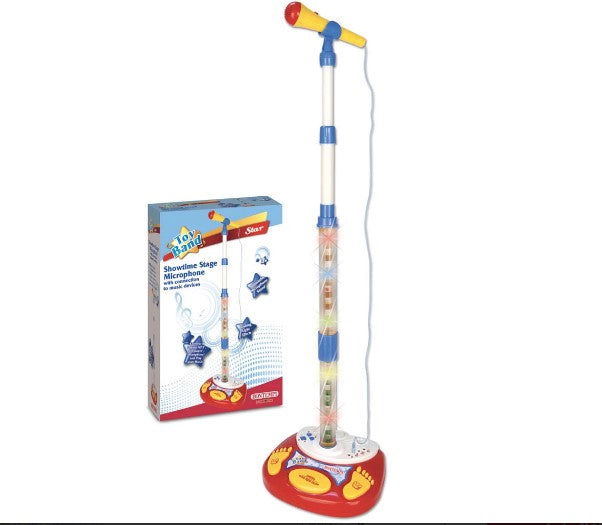 Bontempi - Микрофон За Сцена Със Светеща Стойка --- BebeMama