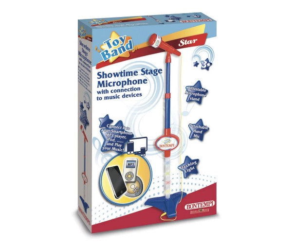 Bontempi - Микрофон Със Светлини И Връзка С Музикални Устройства --- BebeMama