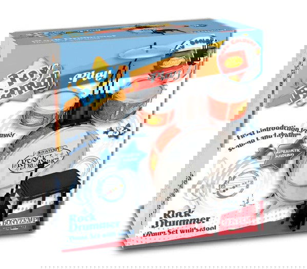 Bontempi - Комплект 4 Броя Барабани С 2 Палки И Столче --- BebeMama