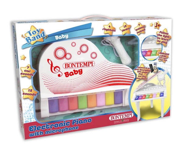 Bontempi - Електронно Пиано С 8 Клавиша И Микрофон --- BebeMama
