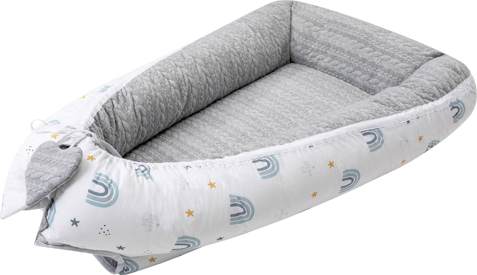 Bubaba Гнездо Макси Сива Дъга --- BebeMama