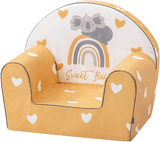 Bubaba Детски Фотьойл Жълто Сърце --- BebeMama