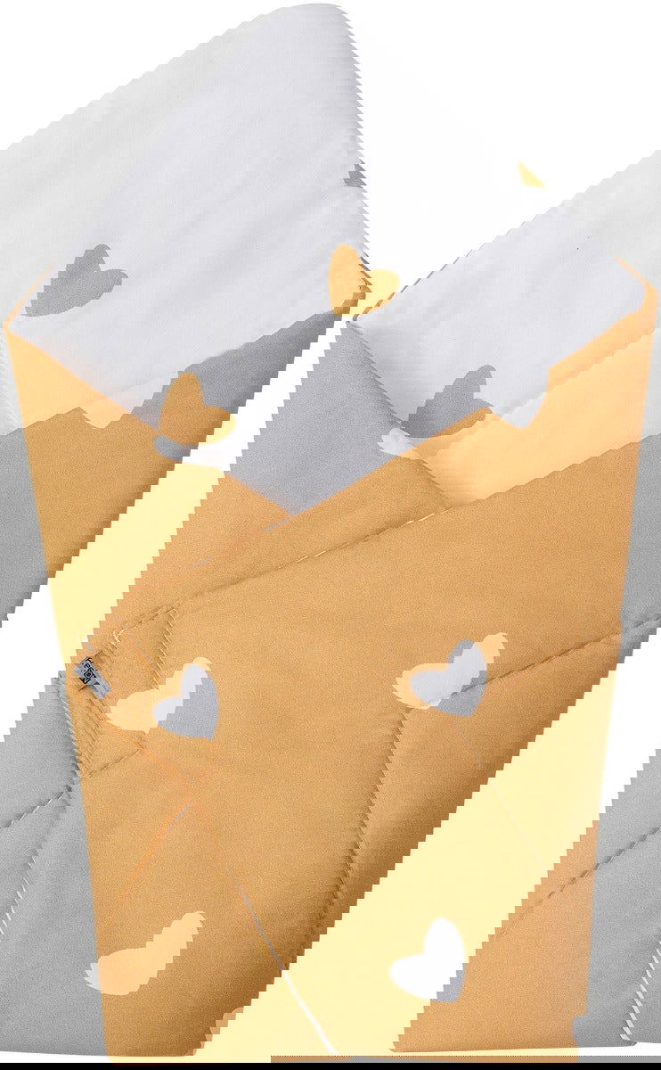 Bubaba 2 В 1 - Одеяло И Чувал Жълто Сърце --- BebeMama