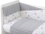 Bubaba Спален Комплект 6 Части Сива Дъга --- BebeMama