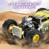 Детска Кола 4Х4 За Каскади С Rc Управление 1:12, Жълта