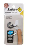 Safety 1St Устр-Во За Закл. Дръжка На Врата/Прозорец И Таен Бутон (1Бр/Оп) Cabinet Slide Lock Grey --- BebeMama