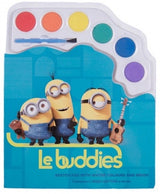 Книжка За Оцветяване Миньоните 26X21X0.5 С 20 Оцветителни Страници С Бои И Четка