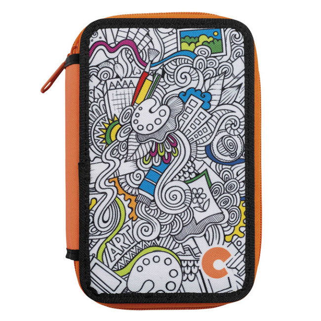 Carioca Color Несесер С 3 Ципа Пълен 18 Части --- BebeMama