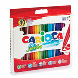 Carioca Jumbo Флумастери 40 Цвята --- BebeMama
