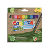 Carioca Jumbo Флумастери Eco Family 12 Цвята --- BebeMama