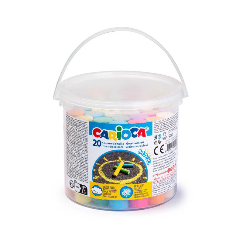 Carioca Maxi Цветни Тебешири 20Бр. --- BebeMama