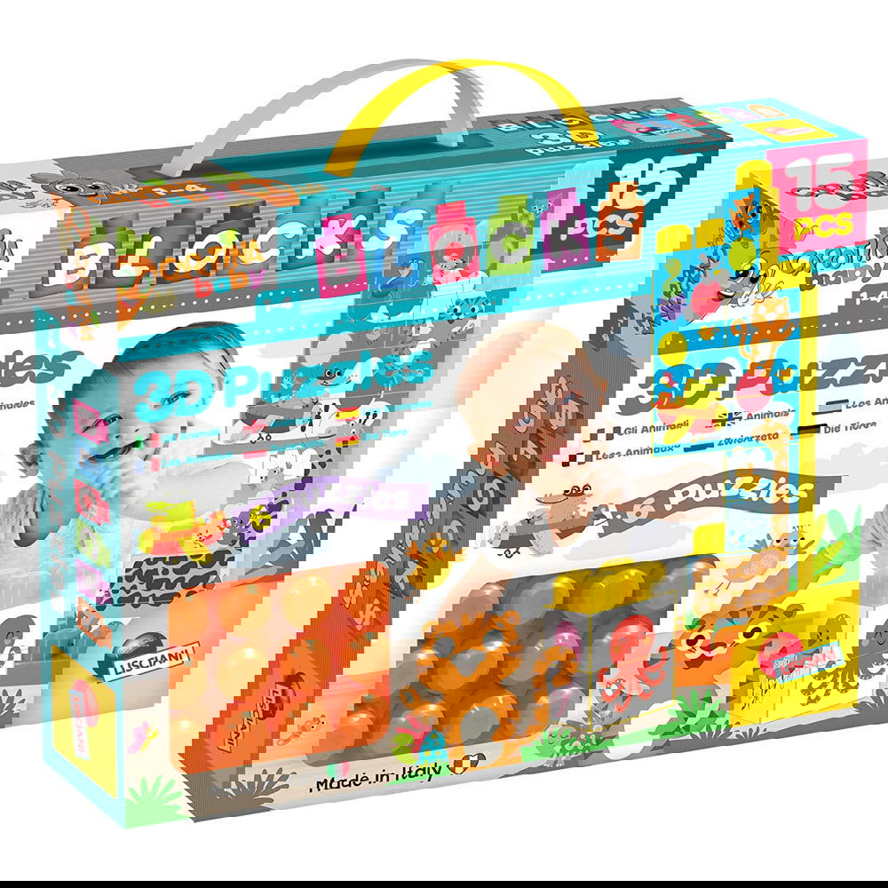 Carotina Baby Конструктор В Кутия 3D Животни --- BebeMama