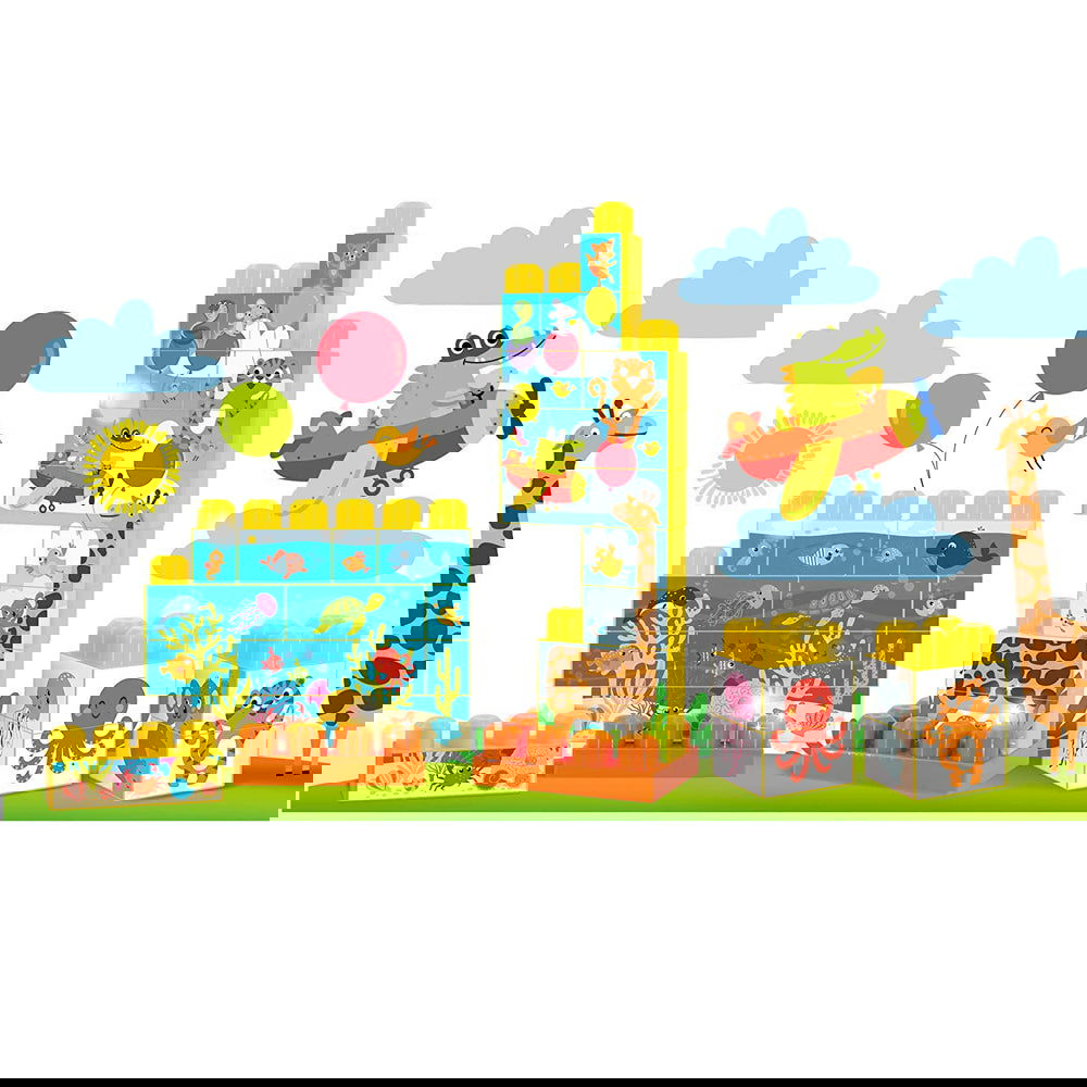 Carotina Baby Конструктор В Кутия 3D Животни --- BebeMama