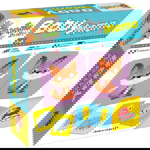 Carotina Baby Memo Животни Бебета --- BebeMama