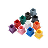 Детски Дървен Цветен Моливник Монтесори Педагогика 11 Цвята Smartbaby