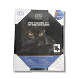 Диамантен Гоблен Midnight Cat With Frame Diamond Dotz