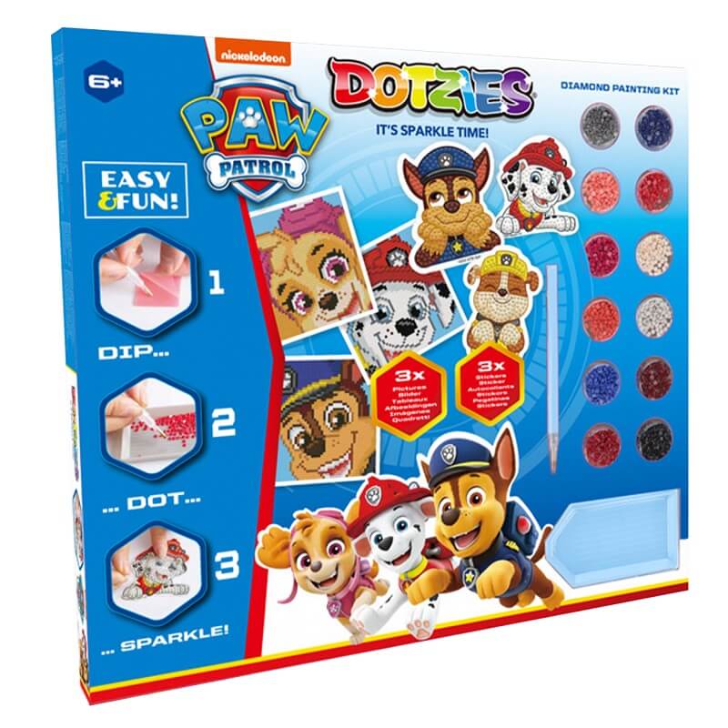 Комплект Диамантен Гоблен Paw Patrol Let`s Play Diamond Dotz