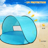 Детска Pop Up Палатка За Игра С Uv Защита 50+ Кръгла, Лека И Сгъваема, За Плаж И Градина, 150×150×90 См Ginger Home