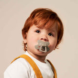 Difrax Dental Pacifier Pure Ортодонтична Залъгалка 18+ М - Clay --- BebeMama
