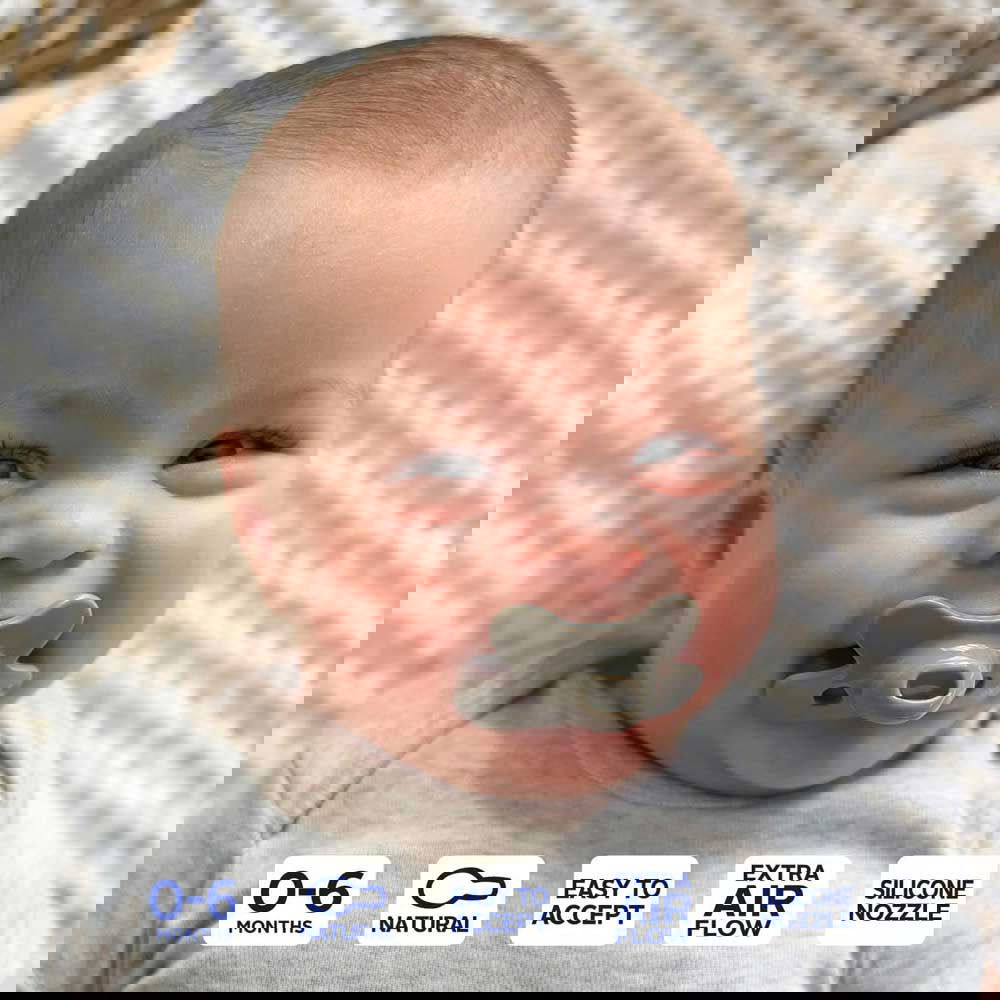 Difrax Natural Залъгалка 0-6 М Pure - Clay --- BebeMama