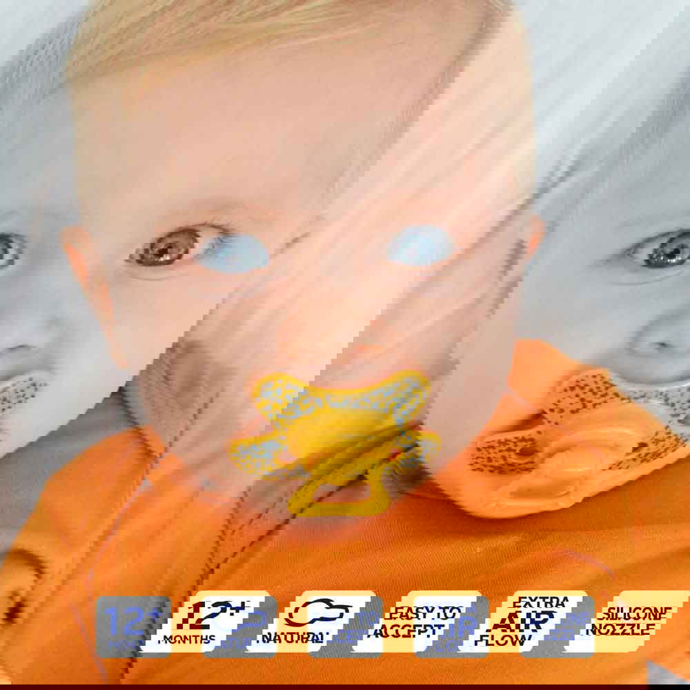 Difrax Pacifier Natural Бебешка Залъгалка 12+ М. - Desert --- BebeMama
