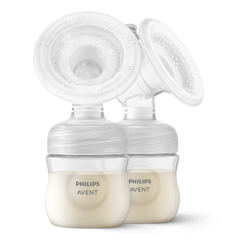 Двойна Електрическа Помпа Natural Motion Advanced Scf397 31 С 5 Бр. Торбички За Кърма Philips Avent