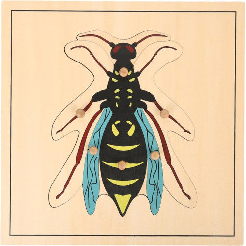 Дървен Пъзел С Животни - Оса