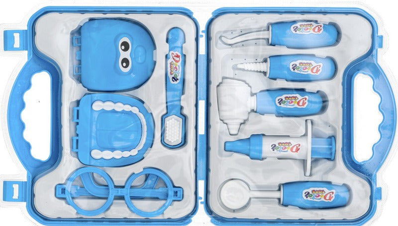 Куфарче Зъболекарско Синьо Отворено Със Чене 41Х23Х4 - Професии За Малки И Големи - Thesmileofyourbaby - BebeMama