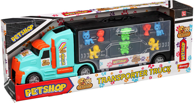 Камион С Писта За Спускане През Кабината И Домашни Любимци 50Х19Х10 - Коли, Камиони, Влакове И Самолети - TheSmileOfYourBaby - BebeMama