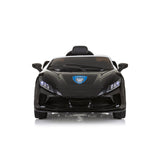 Eлектрическа Кола "Полиция" Черна --- BebeMama