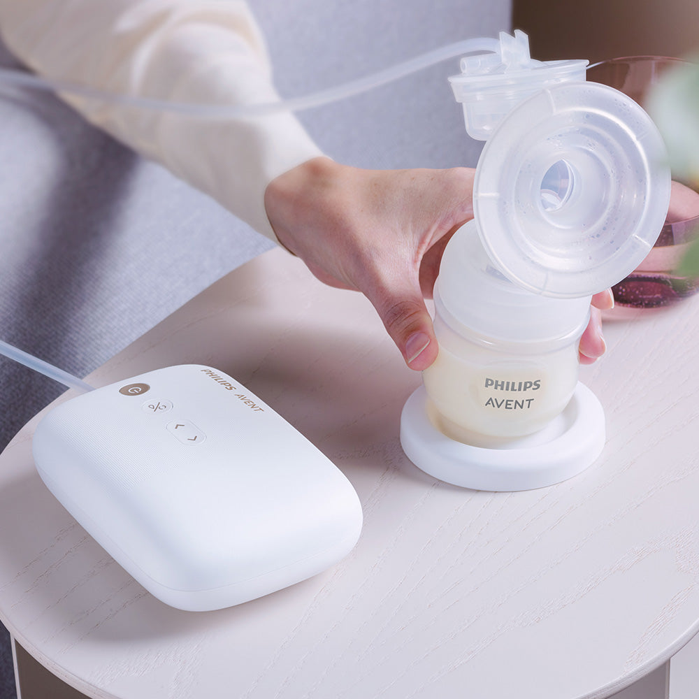 Електрическа Помпа Natural Motion Premium Scf396 31 С Несесер И 5 Бр. Торбички За Кърма Philips Avent