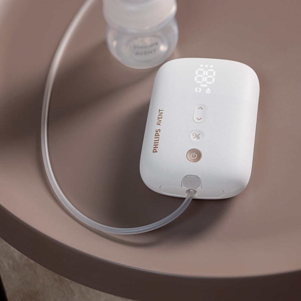 Електрическа Помпа Natural Motion Premium Scf396 31 С Несесер И 5 Бр. Торбички За Кърма Philips Avent