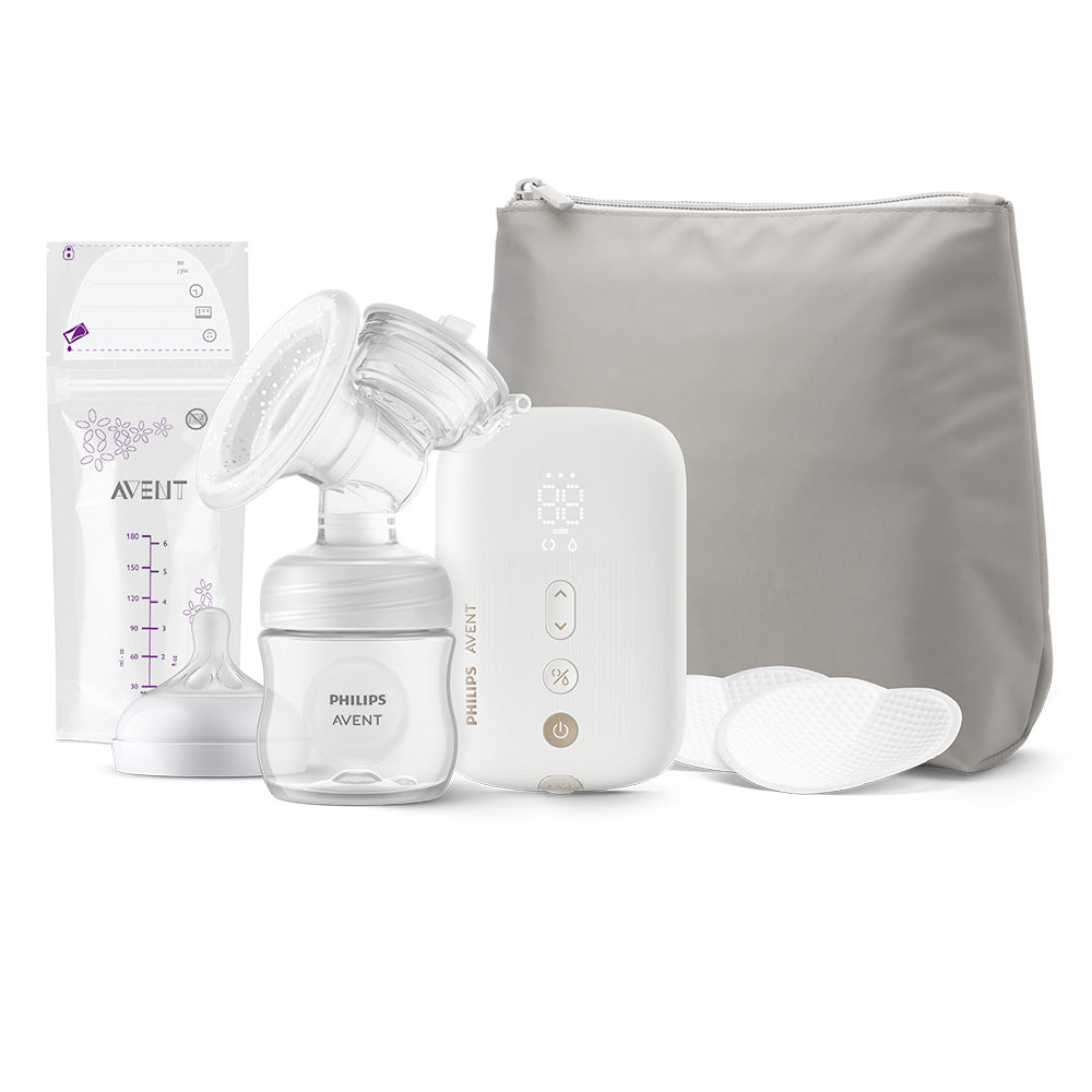 Електрическа Помпа Natural Motion Premium Scf396 31 С Несесер И 5 Бр. Торбички За Кърма Philips Avent