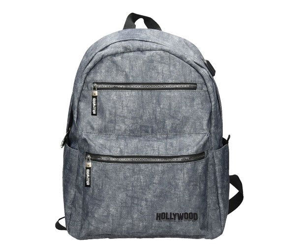 Eurocom - Раница Hollywood 31X15X10Cm Сива --- BebeMama