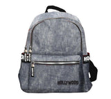 Eurocom - Раница Hollywood 31X15X10Cm Черна Сива --- BebeMama