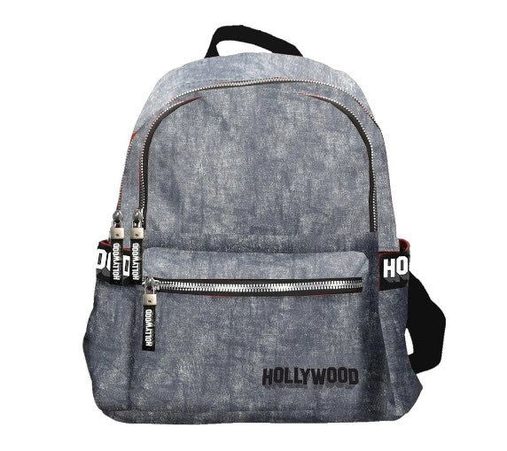 Eurocom - Раница Hollywood 31X15X10Cm Черна Сива --- BebeMama