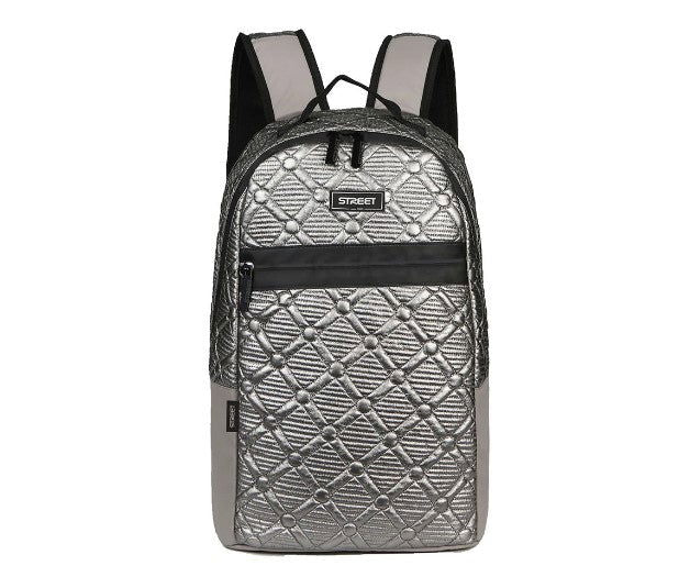 Eurocom - Раница Street Shiny Silver 30.5X16X45 Cm --- BebeMama