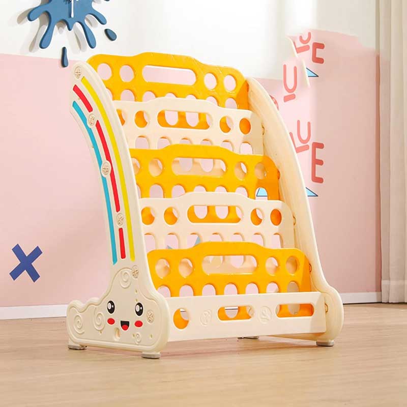 Комбинирана Детска Етажерка За Книги И Играчки Жълта Feelkids