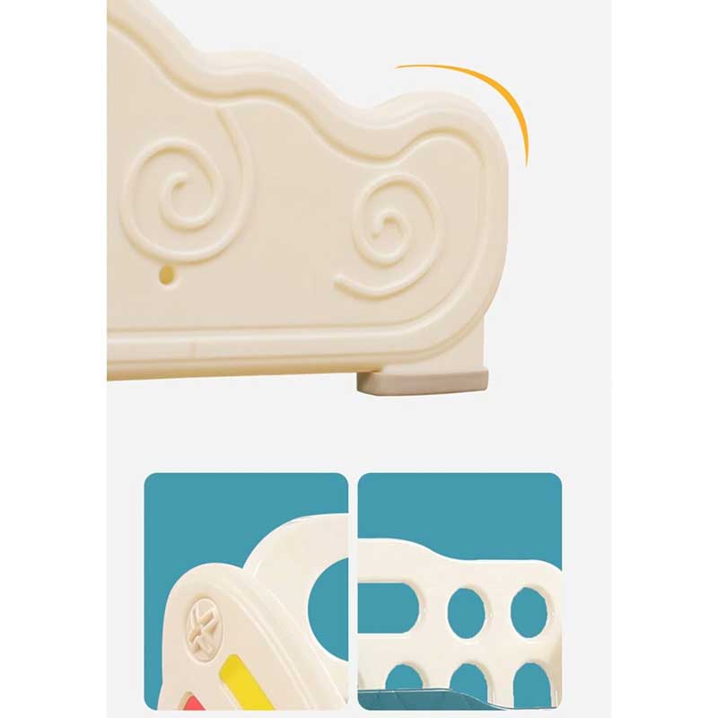 Комбинирана Детска Етажерка За Книги И Играчки Зелена Feelkids