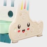 Комбинирана Детска Етажерка За Книги И Играчки Зелена Feelkids