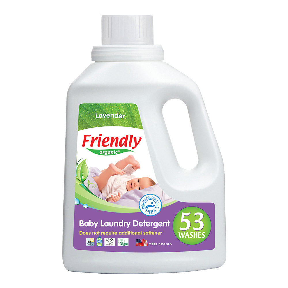 Концентриран Гел За Пране С Омекотител Лавандула, 1.57л Friendly Organic