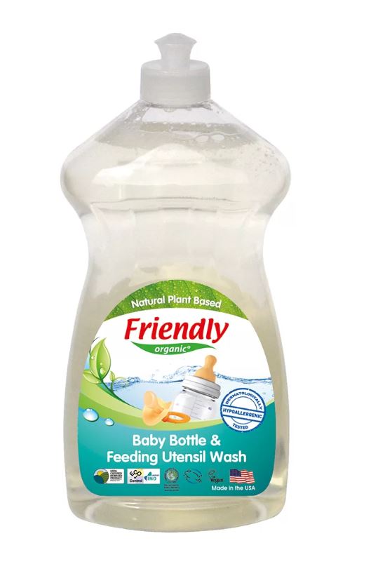 Препарат За Ръчно Измиване На Бебешки Шишета И Съдове 739Мл - Препарати За Съдове - Friendly Organic - BebeMama