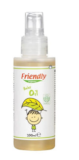 Бебешко Олио С Органично Масло От Маслина И Бадем 100 Мл - Бебешка Козметика - Friendly Organic - BebeMama
