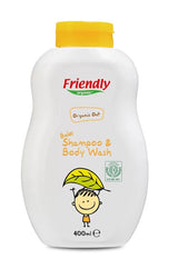 Бебешки Шампоан С Органичен Овес 400Мл - Бебешка Козметика - Friendly Organic - BebeMama