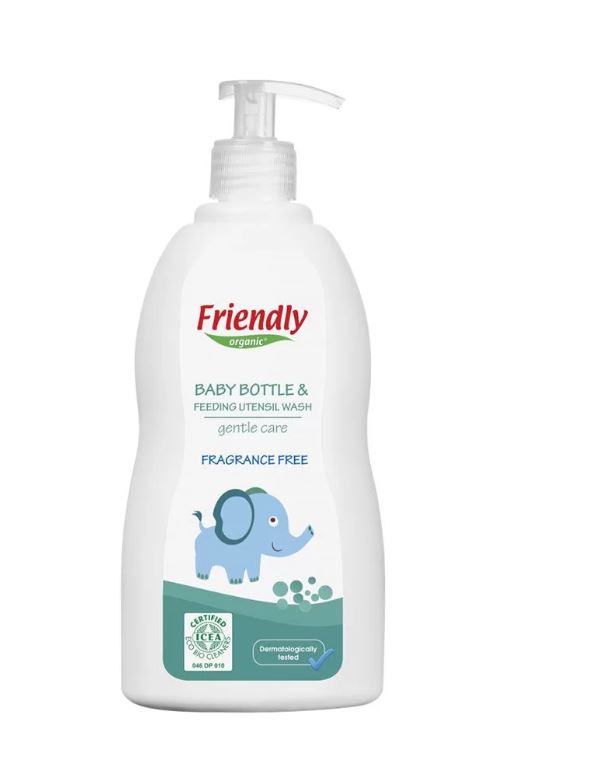 Препарат За Ръчно Измиване На Бебешки Шишета И Съдове 500Мл (С Помпа) - Препарати За Съдове - Friendly Organic - BebeMama