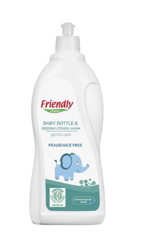 Препарат За Ръчно Измиване На Бебешки Шишета И Съдове 750Мл (С Помпа) - Препарати За Съдове - Friendly Organic - BebeMama