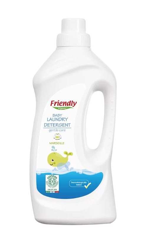 Препарат За Пране На Бебешки Дрехи (Гел) - Марсилия 1Л - Перилни Препарати - Friendly Organic - BebeMama